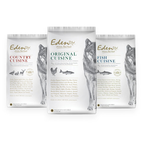 Eden Multipack - Original/Country/Fish Small Kibble 2kg