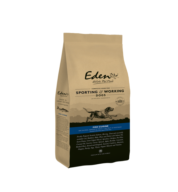 Eden 80 20 Fish Cuisine Working And Sporting Dog Food Jurassic