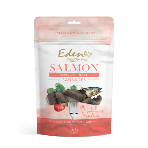 Eden Salmon, Apple & Spinach Sausages