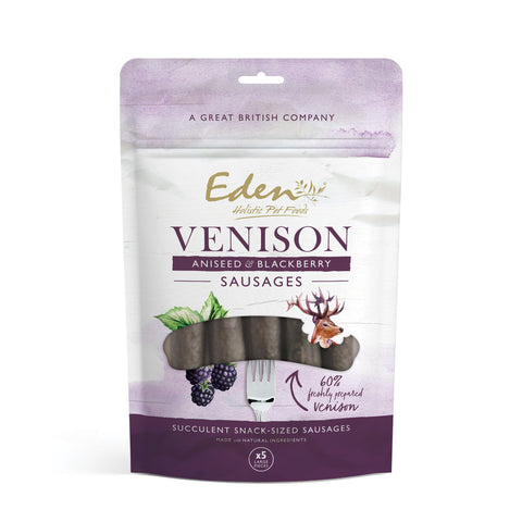 Eden Venison, Aniseed & Blackberry Sausages
