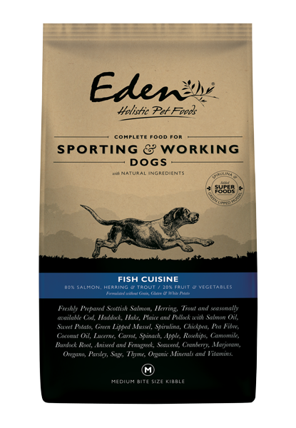 Eden 80/20 Fish Cuisine Working And Sporting Dog Food