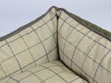 George Barclay Country Orthopaedic Walled Dog Bed - Olive Green