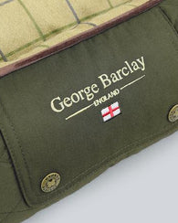 George Barclay Country Orthopaedic Walled Dog Bed - Olive Green