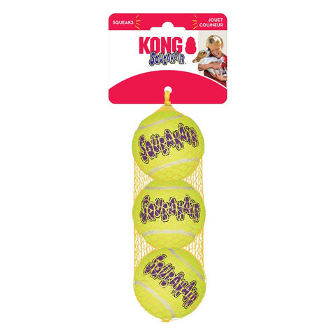 KONG AirDog SqueakAir Tennis Balls 3pk