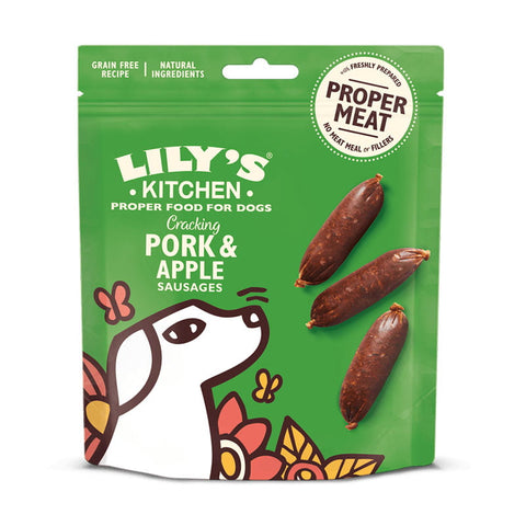 Lily's Kitchen Cracking Pork & Apple Sausages 70g