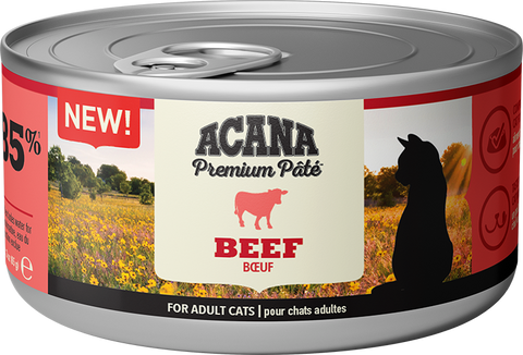 ACANA Premium Beef Pâté for Adult Cats 85g x 1