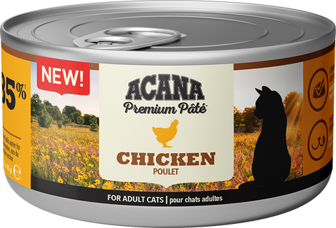 ACANA Premium Chicken Pâté for Adult Cats 85g x 24