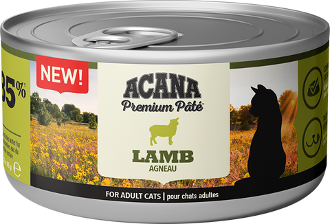 ACANA Premium Lamb Pâté for Adult Cats 85g x 24