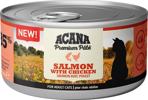 ACANA Premium Salmon & Chicken Pâté for Adult Cats 85g x 1