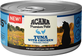 ACANA Premium Tuna & Chicken Pâté for Adult Cats 85g x 24