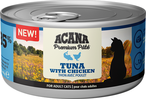 ACANA Premium Tuna & Chicken Pâté for Adult Cats 85g x 24