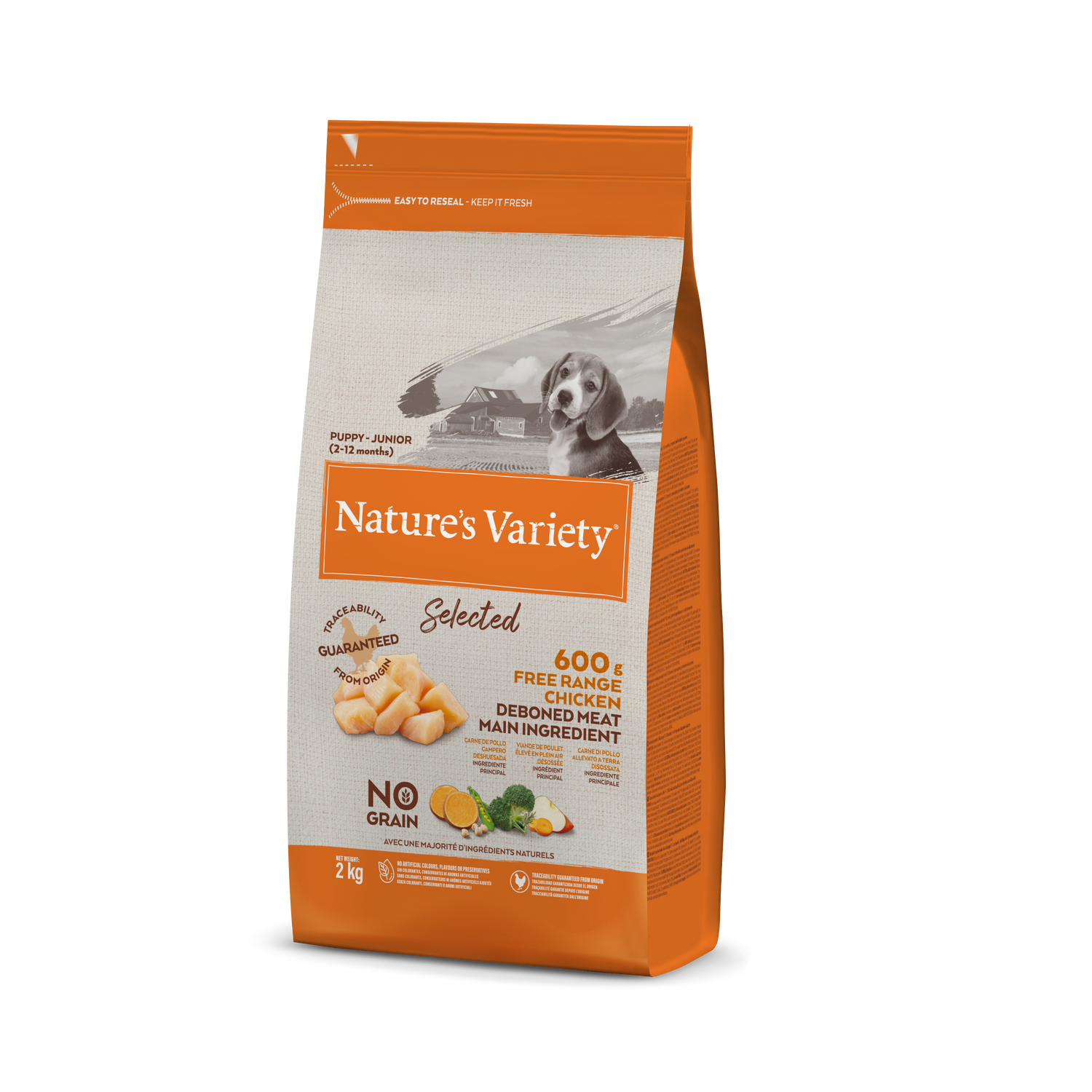 Natures Variety Selected Dry Chicken For Puppies BBD 11/24