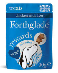 Forthglade Natural Soft Bites Chicken & Liver Rewards 90g