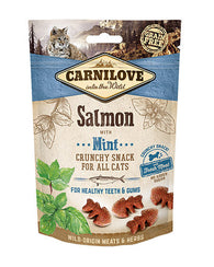 Carnilove Salmon with Mint Cat Treats 50g Cat Treats- Jurassic Bark Pet Store Littleport Ely Cambridge