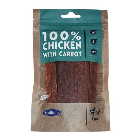 Hollings 100% Chicken with Carrot Bar 7 Pack