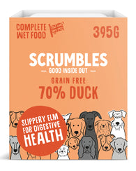 Scrumbles Grain Free Duck Wet Dog Food 395g