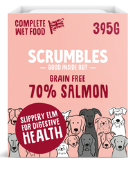 Scrumbles Grain Free Salmon Wet Dog Food 395g