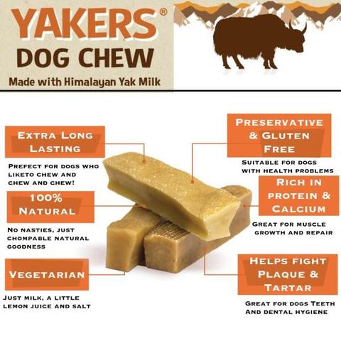 Yakers Long Lasting Natural Dog Chew