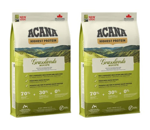 ACANA Grasslands Dog 11.4kg x2