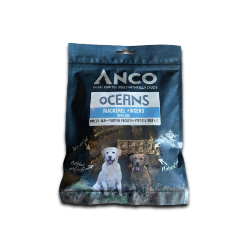 Anco Oceans Mackerel Fingers with Cod 100g