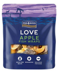 Fish4Dogs Love Apple Wraps 90g