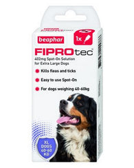 Beaphar FIPROtec - Flea & Tick Treatment for Extra Large Dogs x 1