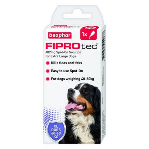 Beaphar FIPROtec - Flea & Tick Treatment for Extra Large Dogs x 1