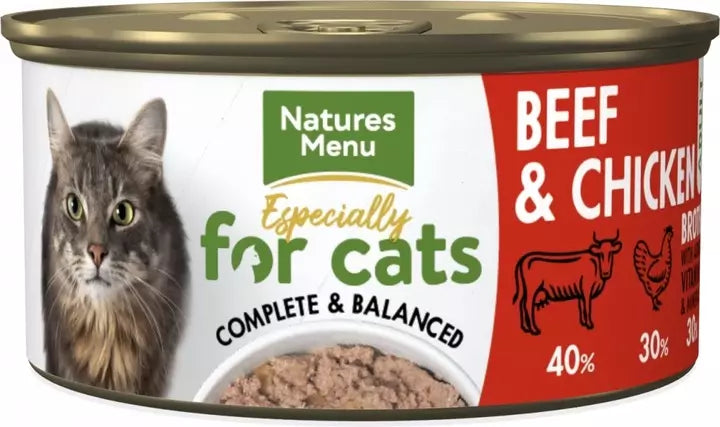 Natures Menu Beef & Chicken for Cats 85g
