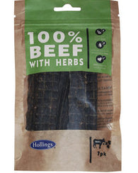 Hollings 100% Beef & Herb Bars 7 Pack