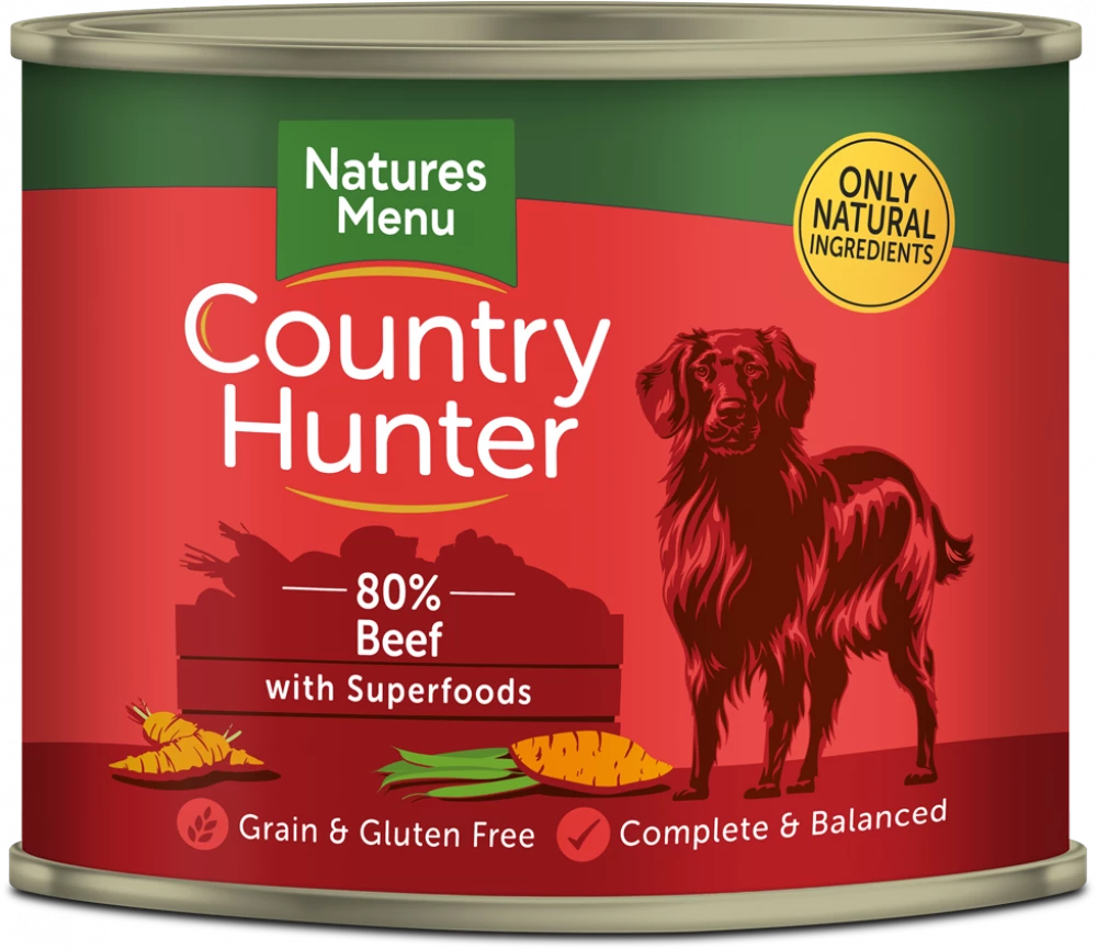 Natures Menu Country Hunter Beef With Superfoods 600g