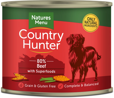 Natures Menu Country Hunter Beef With Superfoods 600g