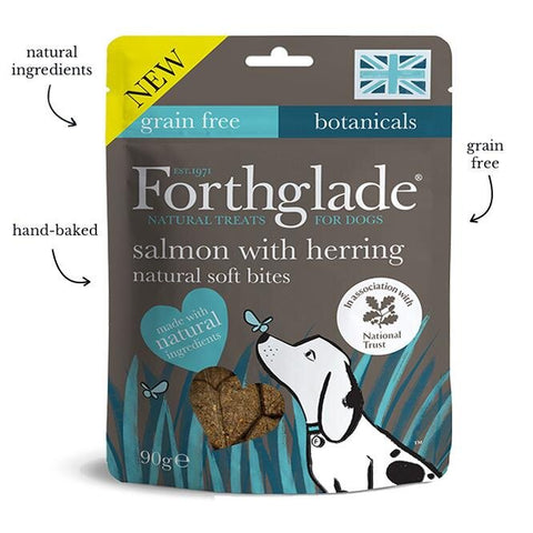 Forthglade Natural Soft Bites Salmon & Herring 90g