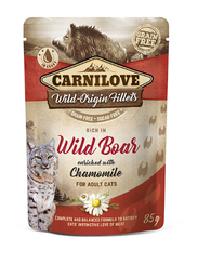 Carnilove Cat Pouch Wild Boar With Chamomile 85g