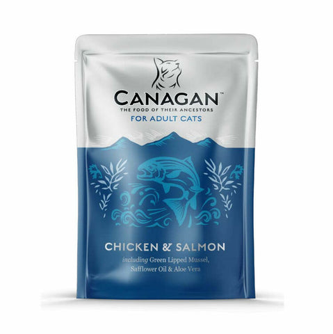 Canagan Chicken & Salmon Pouch - For Adult Cats 85g