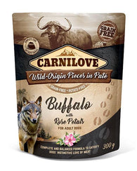 Carnilove Dog Pouch Buffalo With Rose Petals 300g