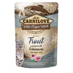 Carnilove Cat Pouch Trout Enriched With Echinacea 85g