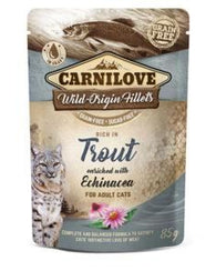 Carnilove Cat Pouch Trout Enriched With Echinacea 85g