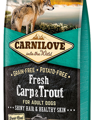 Carnilove Fresh Carp & Trout Adult Dog- Jurassic Bark Pet Store Littleport Ely Cambridge