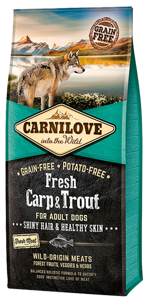 Carnilove fresh carp sales and trout