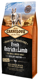 Carnilove Fresh Ostrich & Lamb Small Breed Adult Dog- Jurassic Bark Pet Store Littleport Ely Cambridge