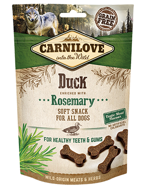 Carnilove Duck with Rosemary Dog Treat 200g Dog Treats- Jurassic Bark Pet Store Littleport Ely Cambridge