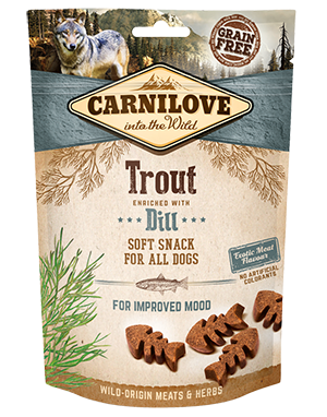 Carnilove Trout with Dill Dog Treat 200g Dog Treats- Jurassic Bark Pet Store Littleport Ely Cambridge