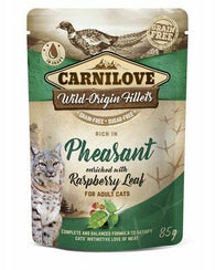 Carnilove Cat Pouch Pheasant with Raspberry Leaves 85g