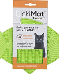 LickiMat Casper Feeding Mat for Cats 22cm Green