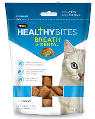 VETIQ Breath & Dental Cat & Kitten Treats Duck 65g