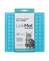 LickiMat Playdate Classic Treat Mat for Cats 20cm Turquoise