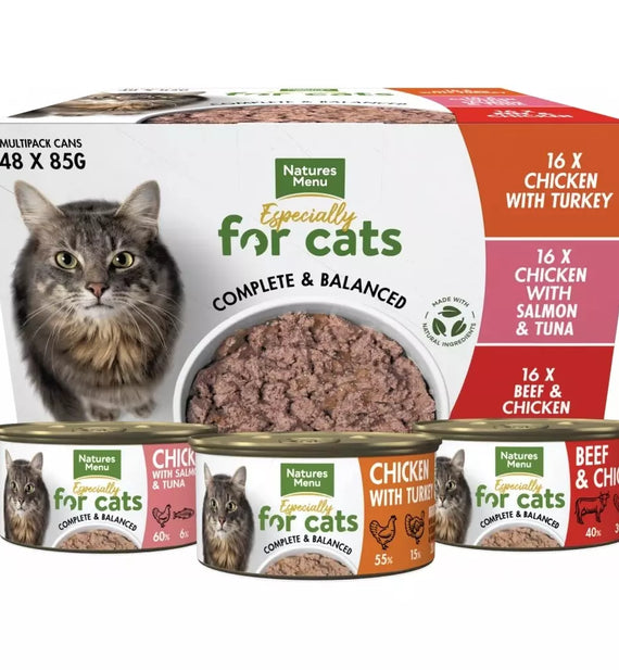 Natures Menu Cat Food Multipack 12x85g Jurassic Bark Pet Supplies
