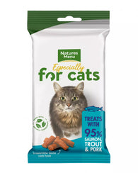Natures Menu Meaty Cat Treats Salmon & Trout 60g