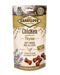 Carnilove Chicken with Thyme Cat Treat 50g Cat Treats- Jurassic Bark Pet Store Littleport Ely Cambridge