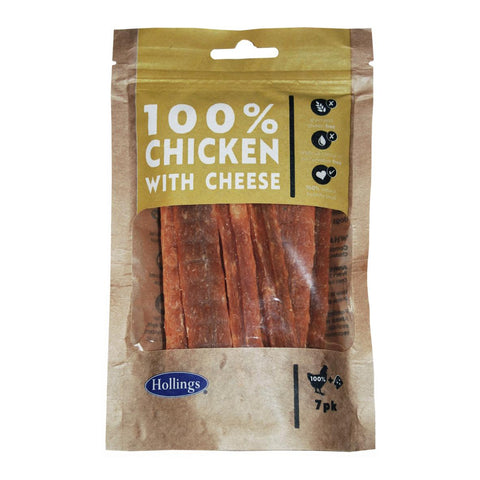 Hollings 100% Chicken & Cheese Bars 7 Pack